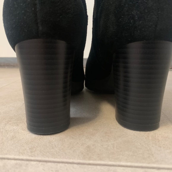 Blondo, slim calf, over the knee black suede boots - Picture 4 of 5